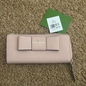 Kate Spade Blush Bow Wallet